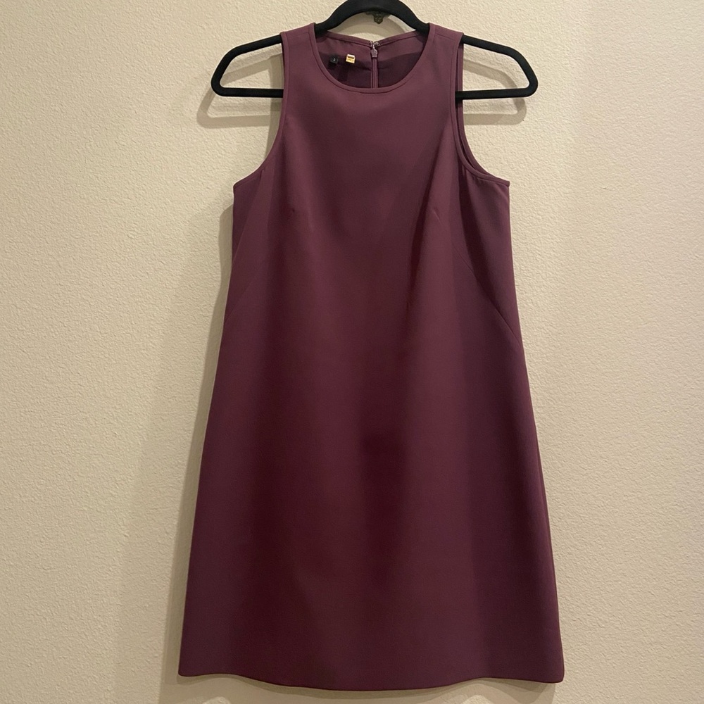 4C, Plum A-line sleeveless mini dress, Size 2